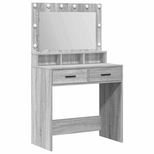 vidaXL Table de Toilette Gris Sonoma 79 x 41 x 135 cm