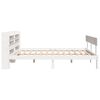 vidaXL Cadre de lit sans matelas blanc 150x200 cm bois de pin massif