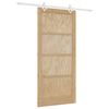 vidaXL Porte coulissante 93 x 202 cm Bois d'ing&eacute;nierie