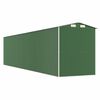 vidaXL Abri de jardin Vert 192x855x223 cm Acier galvanis&eacute;