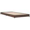 vidaXL Cadre de lit sans matelas ch&ecirc;ne marron 75x190 cm