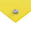 vidaXL Protection de cuisine Jaune 120 x 50 cm verre tremp&eacute;