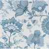 DUTCH WALLCOVERINGS Papier peint Krisha Blanc et bleu