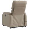 vidaXL Fauteuil inclinable de massage Cappuccino Similicuir