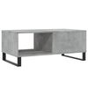 vidaXL Table basse Gris béton 90x50x36,5 cm Bois d'ingénierie