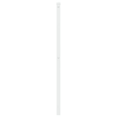 vidaXL Tête de lit métal blanc 75 cm