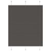 vidaXL Store pliss&eacute; noir 105x150 cm largeur du tissu 104,4cm polyester