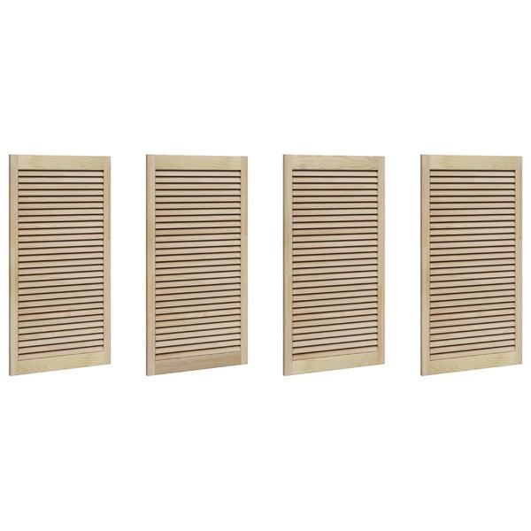 vidaXL Porte de Cabinet avec porte 4 pcs Naturel 140.5 x 2 x 59.5 cm