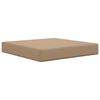vidaXL Coussin de canap&eacute; d'ext&eacute;rieur 2 pcs Taupe Polyester