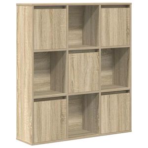 vidaXL Biblioth&egrave;que ch&ecirc;ne sonoma 89x24x101,5 cm bois d'ing&eacute;nierie