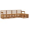 vidaXL Ensemble de canap&eacute;s d'ext&eacute;rieur 5 pc Naturel