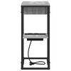 vidaXL Cabinet de chevet Gris Sonoma 41,5 x 26 x 60,5 cm
