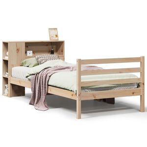vidaXL Lit biblioth&egrave;que sans matelas 100x200 cm bois massif de pin