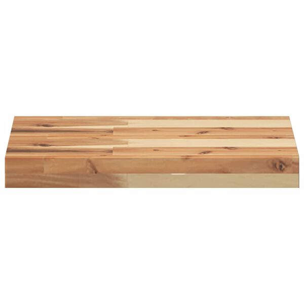 vidaXL &Eacute;tag&egrave;res flottantes 4 pcs 60x30x4 cm acacia massif &agrave; l'huile