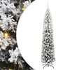 vidaXL Sapin de No&euml;l artificiel Vert 210 cm PVC et acier et plastique