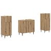 vidaXL Ensemble de 2 meubles de salle de bain ZWOLLE Ch&ecirc;ne artisanal