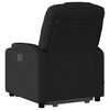 vidaXL Fauteuil inclinable de massage &eacute;lectrique Noir Tissu
