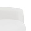 vidaXL Fauteuil inclinable avec repose-pieds blanc similicuir