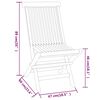 vidaXL Ensemble à manger de jardin 3 pcs Bois de teck massif