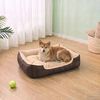 vidaXL Lit chaud pour chiens avec coussin rembourr&eacute; Taille M