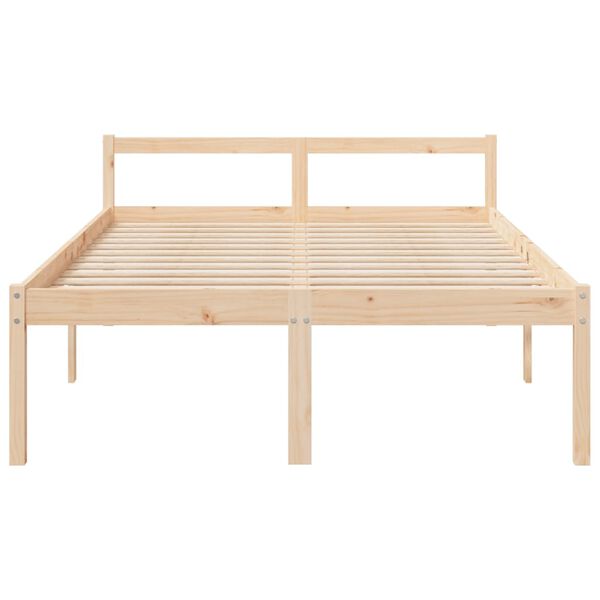vidaXL Lit pour personne &acirc;g&eacute;e sans matelas 120x200 cm bois pin massif