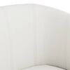 vidaXL Fauteuil blanc similicuir