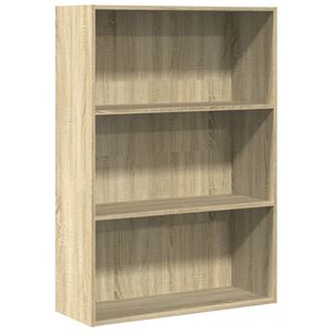 vidaXL Biblioth&egrave;que ch&ecirc;ne sonoma 80x30x114 cm bois d'ing&eacute;nierie