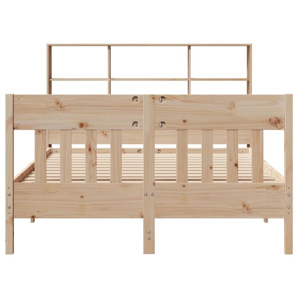 vidaXL Cadre de lit sans matelas 140x200 cm bois massif de pin