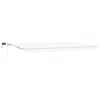 vidaXL Auvent r&eacute;tractable Blanc 600 &times; 300 cm Tissu et Aluminium