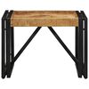 vidaXL Table basse 50x50x35 cm bois de manguier massif brut