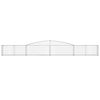 vidaXL Paniers &agrave; gabions arqu&eacute;s 7 pcs 400x30x40/60 cm Fer galvanis&eacute;