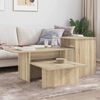 vidaXL Table console Ch&ecirc;ne Sonoma 91,5 x 35 x 38,5 cm