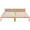 vidaXL Cadre de lit sans matelas 160x200 cm bois massif de pin