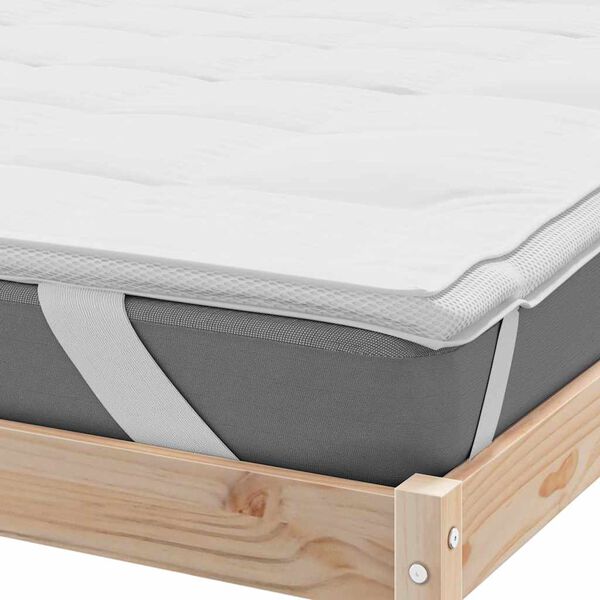 vidaXL Protège-matelas blanc 200x200 cm