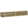 vidaXL Lit sur&eacute;lev&eacute; de jardin design de cl&ocirc;ture bois de pin impr&eacute;gn&eacute;