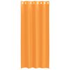 vidaXL Rideaux en voile avec &oelig;illets 2 pcs orange 140x245 cm