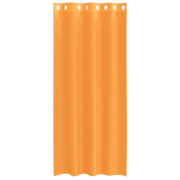 vidaXL Rideaux en voile avec &oelig;illets 2 pcs orange 140x245 cm