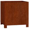 vidaXL Jardini&egrave;re avec pieds Rouill&eacute; 40x40x40 cm Acier corten