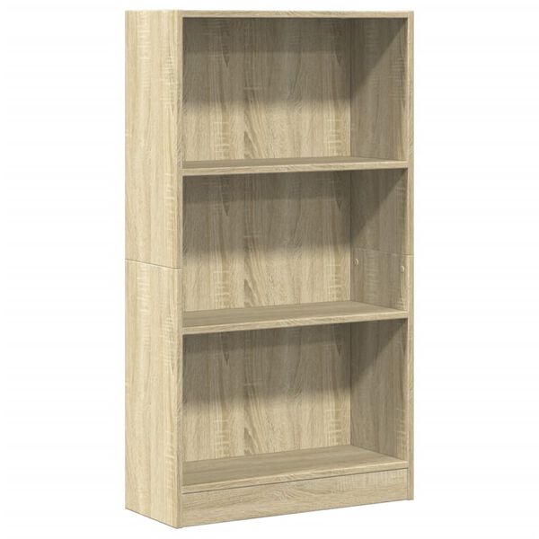 vidaXL Bibliothèque chêne sonoma 60x24x109 cm bois d'ingénierie