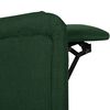 vidaXL Fauteuil inclinable Vert fonc&eacute; Tissu