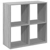vidaXL &Eacute;tag&egrave;re s&eacute;paratrice de pi&egrave;ce sonoma gris 69,5x29x69,5 cm