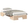 vidaXL Cadre de lit Marron 100 x 200 cm
