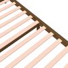 vidaXL Cadre de lit sans matelas marron miel bois massif 200x200 cm