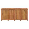 vidaXL Boîte de rangement de jardin 175x80x75 cm bois massif d'acacia