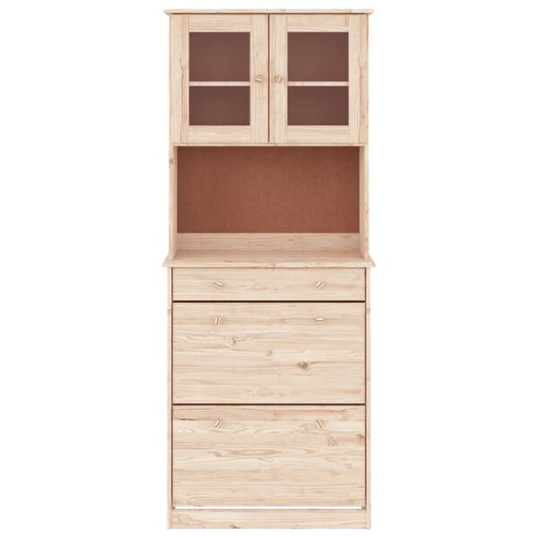 vidaXL Buffet ALTA 77x35x188 cm bois massif de pin