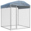 vidaXL Chenil d'ext&eacute;rieur avec toit pour chiens 193x193x225 cm