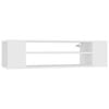 vidaXL Meuble TV suspendu Blanc 100x30x26,5 cm Bois d&rsquo;ing&eacute;nierie