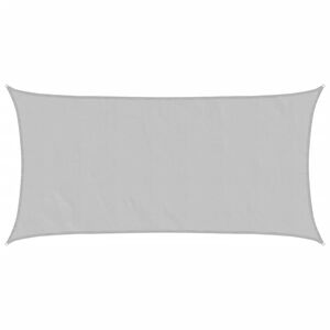vidaXL Voile d'ombrage gris clair 3,5x2 m 100% polyester oxford