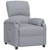 vidaXL Fauteuil inclinable Gris clair Tissu