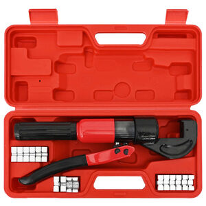 vidaXL Pince &agrave; sertir hydraulique 4-6-8-10-16-25-35-70 mm&sup2;